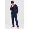 PIJAMA 100% ALG HOMBRE ISLAND LARGO MARINO