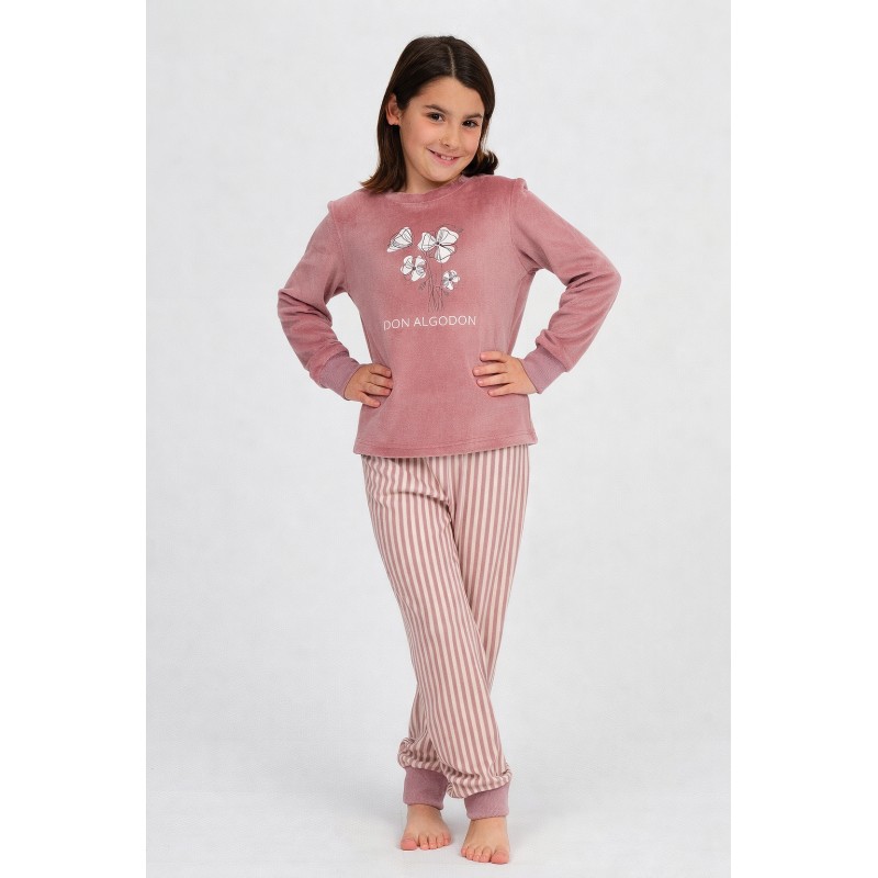 PIJAMA NIÑA VELOUR
