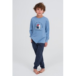 PIJAMA INTERLOCK NIÑO