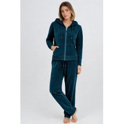 PIJAMA CAPUCHA MUJER VELOUR